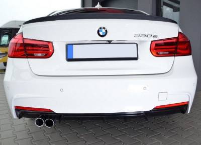 Накладка на задний бампер BMW F30 М-Performance