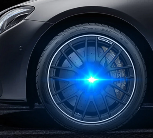 Подсветка на колеса с эмблемой Lexus RX / IS / ES / GS / LS / NX (62 мм)