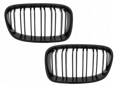 Решетка радиатора (ноздри) BMW F20 / F21 M-LOOK черная глянцевая