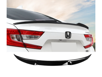 Спойлер на Honda Accord 10 М4 чорний глянсовий (ABS-пластик)