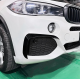 Накладки переднього бампера BMW X5 F15 M Sport чорний глянець