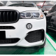 Накладки переднього бампера BMW X5 F15 M Sport чорний глянець