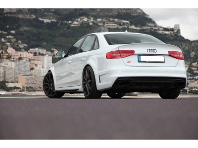 Спойлер (шабля) для Audi A4 B8 склопластик