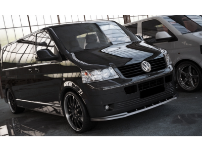 Накладка (дифузор) переднего бампера VW T5 (2003-2010)