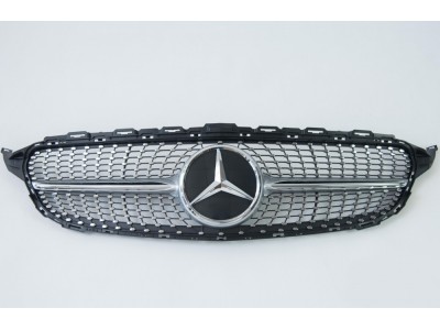 Решетка радиатора на Mercedes W205 C450 Diamond (2014-2018)