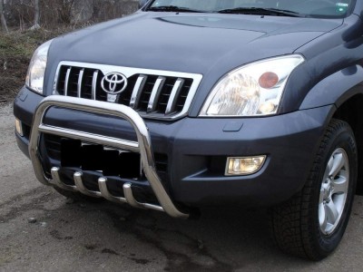 Защита переднего бампера (кенгурятник) Toyota Land Cruiser Prado 120