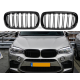 Решітка радіатора на BMW X5 F15 / X6 F16 стиль М чорна глянсова