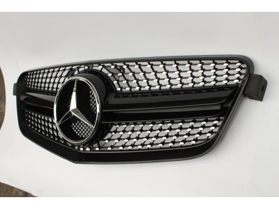 Решітка радіатора MERCEDES W212 Diamond black (2009-2013)