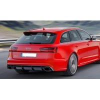 Диффузор заднего стандартного бампера AUDI A6 C7 стиль RS6 рестайл