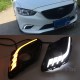 Рамки противотуманок Mazda 6, с DRL (2012-2015)