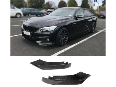 Накладки переднего бампера BMW 4 F32 / F33 / F36, карбон