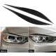 Накладки на фари (віЇ) BMW F30 / F34, карбон