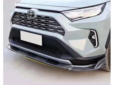 Накладка переднего бампера Toyota RAV4 (2019-...)