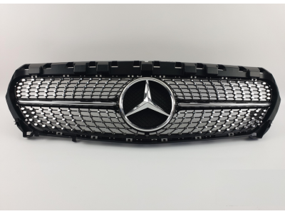 Решетка радиатора Mercedes W117 Diamond Black (2013-2016)