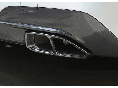 Накладки глушителей BMW X4 G02, черные