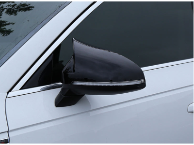 Накладки на зеркала Audi A4 B9/A5, черный глянец