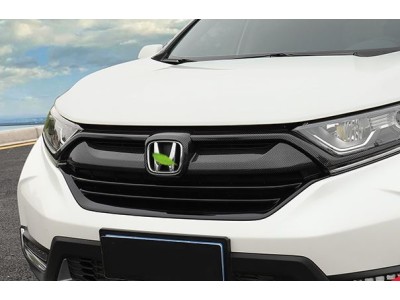 Накладка на решітку радіатора Honda CRV, під карбон (2017 -...)