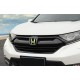 Накладка на решітку радіатора Honda CRV, під карбон (2017 -...)