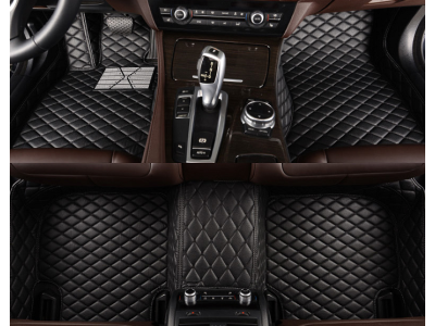 Коврики салона Audi Q7 4M, черные (2015-2020)