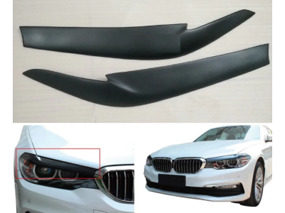 Накладки на фари, вії (бровки) BMW 5 G30 / G31