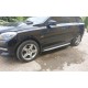 Пороги, подножки боковые Mercedes ML W164