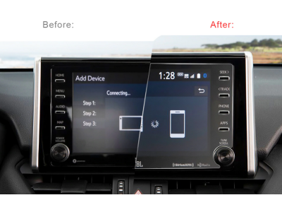 Захисне скло для сенсорного екрану Toyota CHR / RAV4 (2019-...)