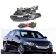 Противотуманные фары с рамками на VW Passat B6