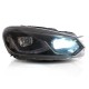 Оптика передня, фари на Volkswagen Golf 6 Full Led