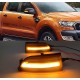 Динамические повторители поворотов Ford Ranger / Everest дымчатые (2012-...)