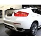 Спойлер BMW X6 E71 стиль Перформанс ABS-пластик чорний глянсовий