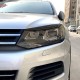 Накладки на фари, вії VW TOUAREG II чорний глянець ABS-пластик