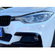 Накладки на противотуманки BMW F30 / F31 М Sport черный глянец