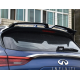 Cпойлер на Infiniti QX50 черный глянцевый ABS-пластик (2017-...)