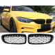 Решітка радіатора BMW F32 F33 F36 F80 F82 Diamond Black+Chrom (2014-2020)