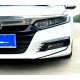 Накладки переднього бампера Honda Accord 10 чорний глянець (2018-...)