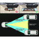 Универсальное широкоугольное зеркало заднего вида салона автомобиля