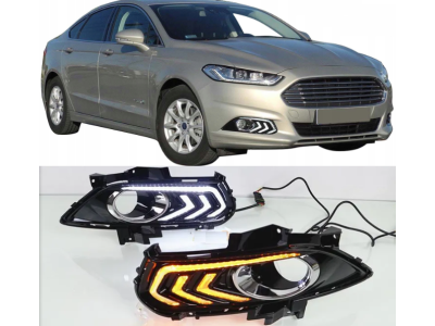 Денні ходові вогні Ford Fusion Mondeo з функцією повороту