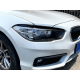 Вії на BMW 1 F20/F21 чорний глянець ABS-пластик (2015-2019)