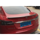 Спойлер на Tesla Model S стиль S черный глянцевый ABS-пластик