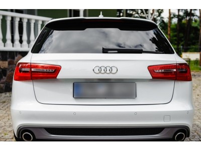 Спойлер багажника Audi A6 C7 в стиле S-line ABS-пластик