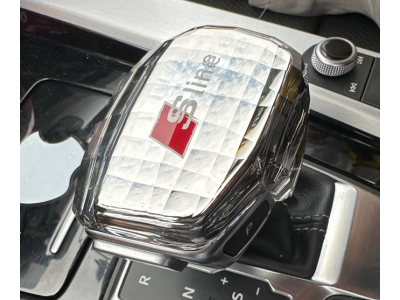 Ручка переключения передач Audi A6 A7 A8 Q7 Q8 хрусталь логотип S-Line (2019-2023)