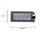 Подсветка номера (LED) Jeep Grand Cherokee Compass Patriot Fiat 500 Dodge Maserati