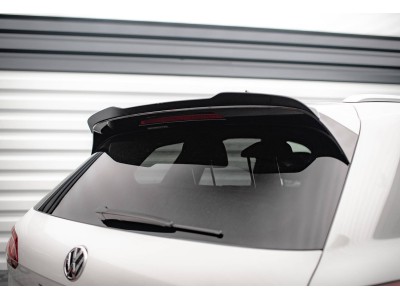 Спойлер багажника VW Touareg 3 черный глянцевый (ABS-пластик)
