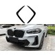 Накладки (спліттери) переднього бампера BMW X3 G01 / X4 G02 M Sport (2022-...)