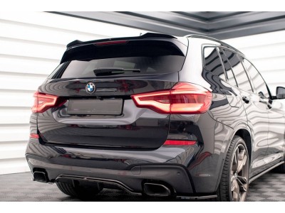 Спойлер багажника BMW X3 G01 M40D / M40I / M-PACK черный глянцевый (ABS-пластик)