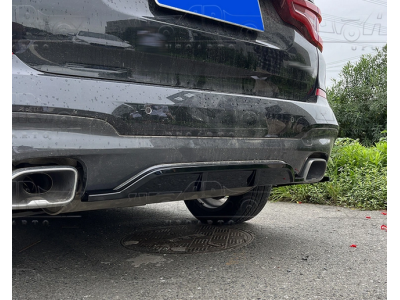Накладка (диффузор) задний бампер BMW X3 G01 (2018-2021)