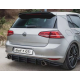 Накладка заднього бампера Volkswagen Golf 7 версія GTI з бічними спліттерами (2012-2016)