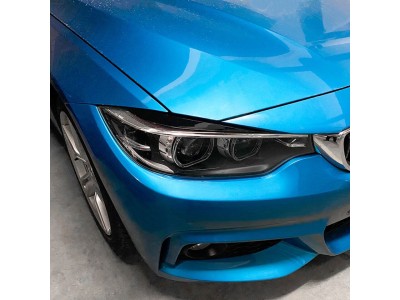 Накладки на фари, вії (бровки) BMW 4 F32 / F33 / F36 под покраску ABS-пластик