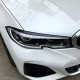 Реснички на BMW 3 G20 G28 под покраску ABS-пластик