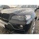 Накладки на фари, вії BMW X5 E70 чорний глянець ABS-пластик